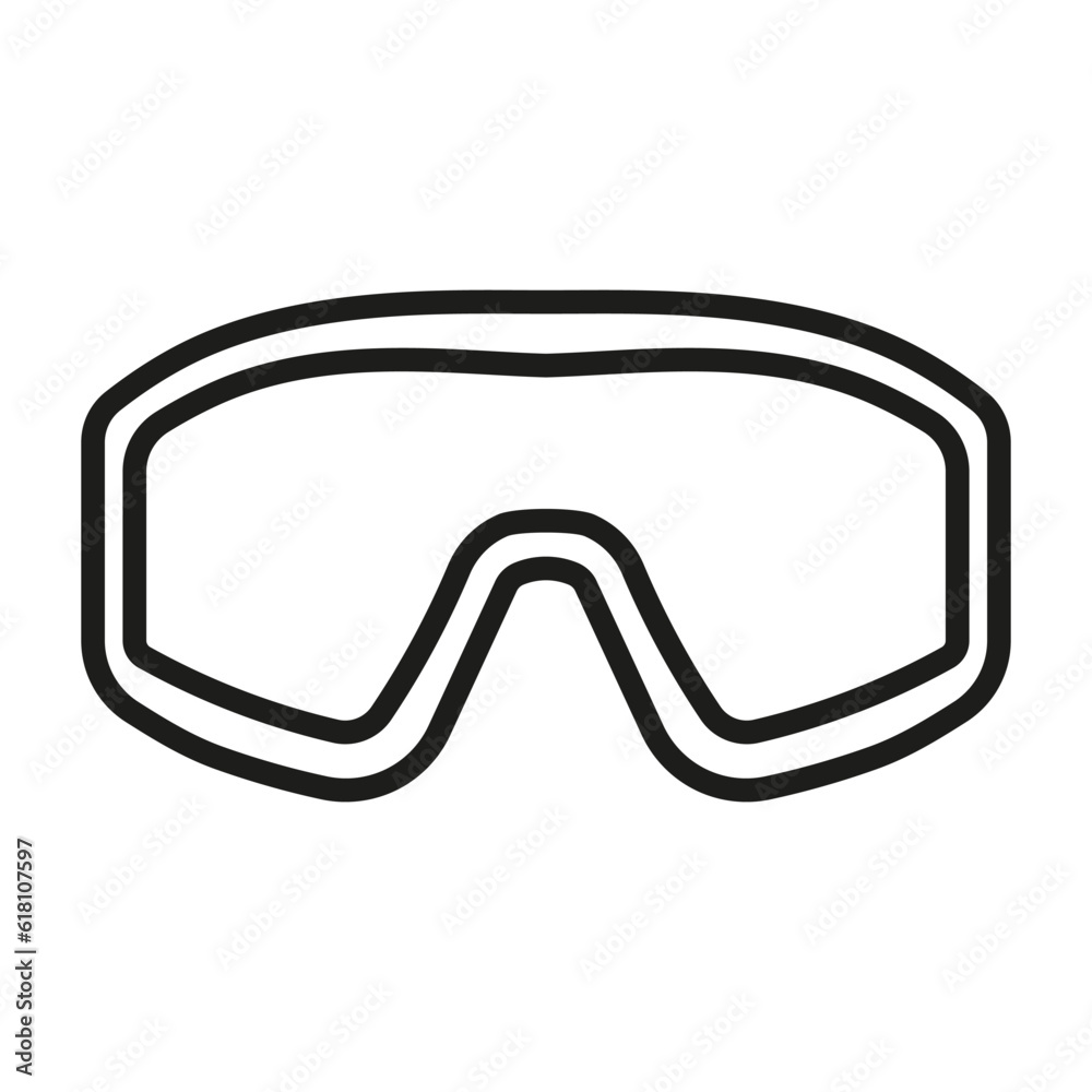 tactical goggles eye mask icon. tactical goggles eye mask icon.