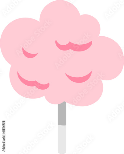 Cute Cotton Candy Illustration