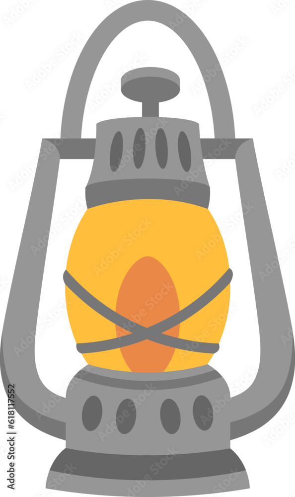 Simple Wild West Hanging Lanternt Illustration Simple Wild West Hanging Lanternt Illustration