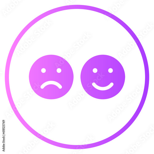 emotions gradient icon