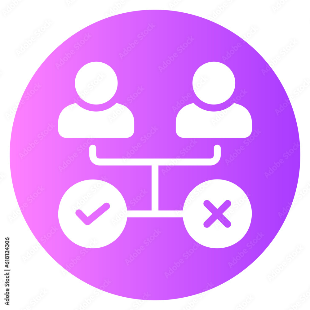 choice gradient icon