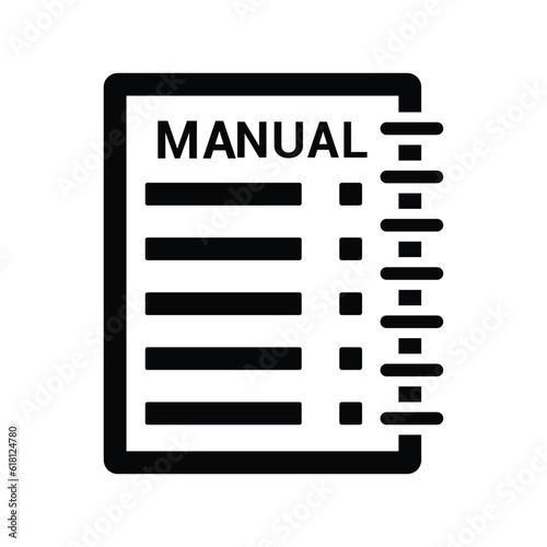 User manual icon.