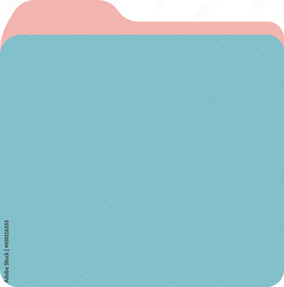 Cute Folder Illustration Cute Folder Illustration