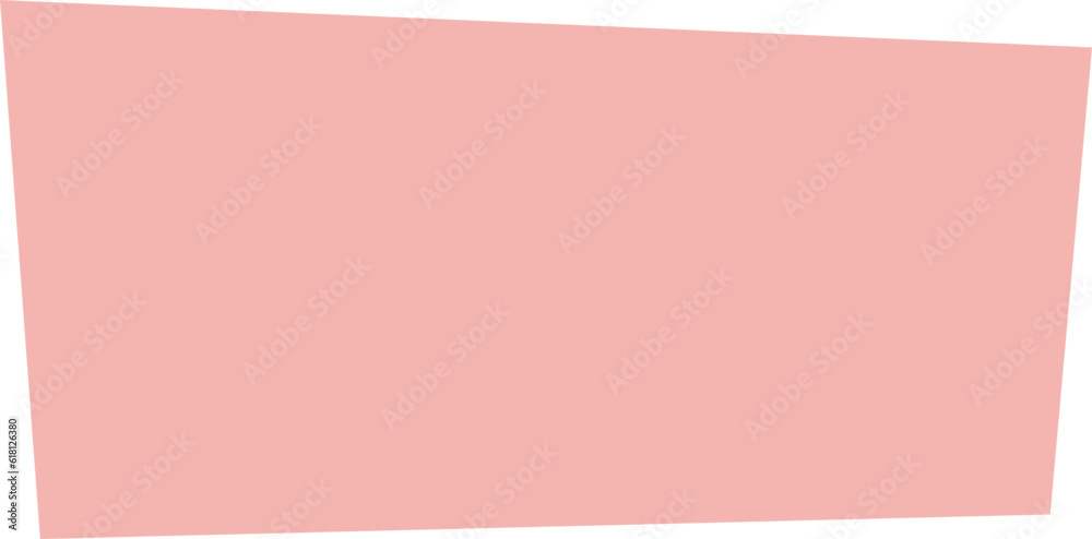 Obraz premium Cute Rectangle Note Illustration