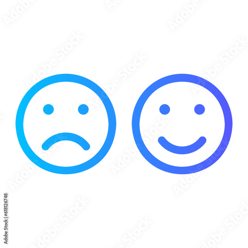 emotions gradient icon