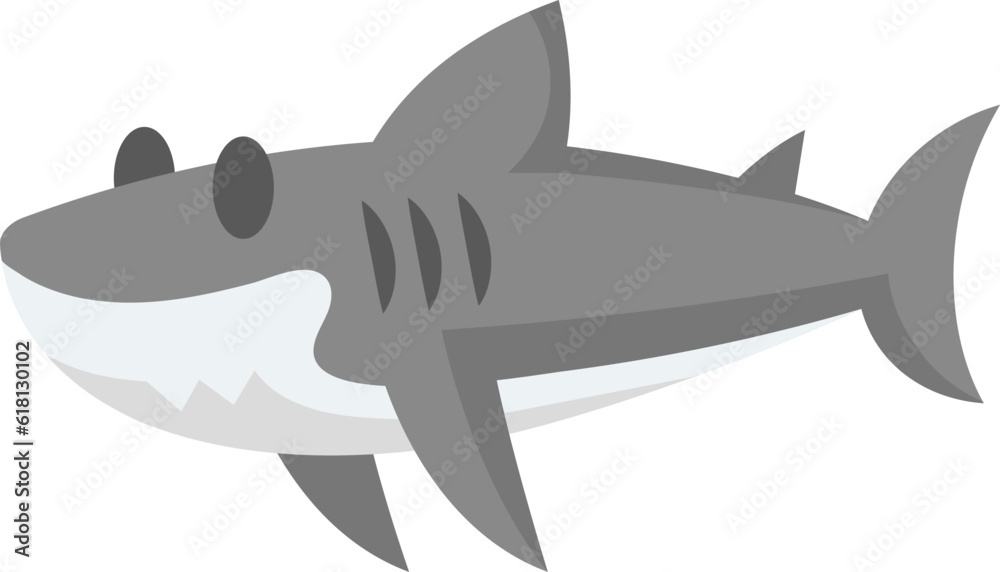 Obraz premium Cute Shark Illustration 