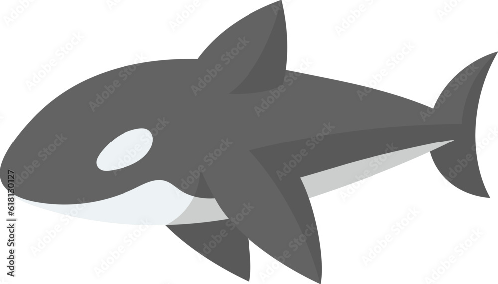 Obraz premium Cute Orca Illustration
