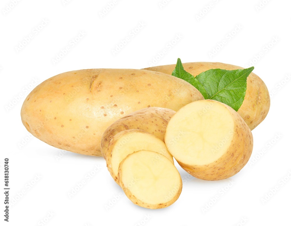 potato isolated on white background potato isolated on white background