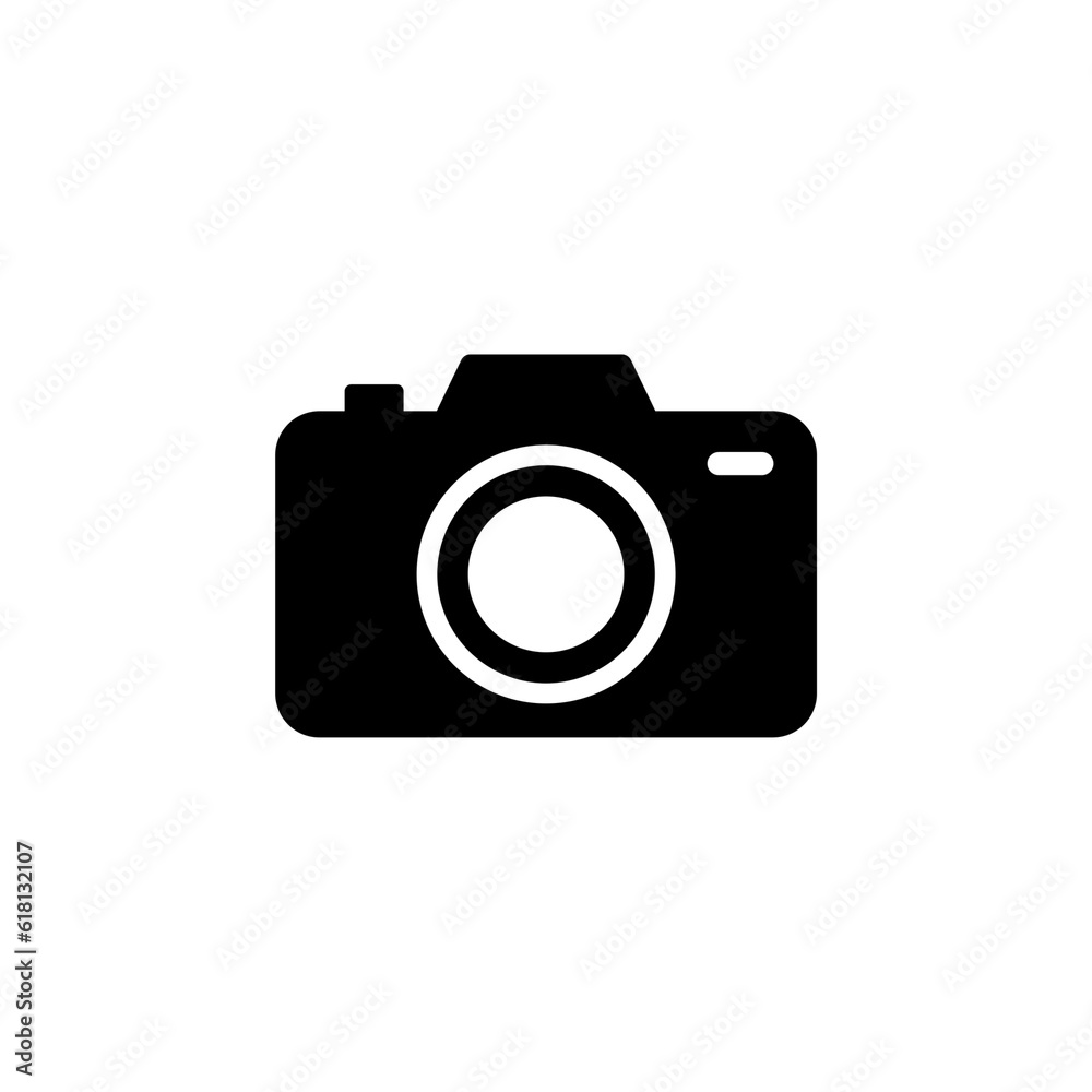 Digital photo camera Icon. 