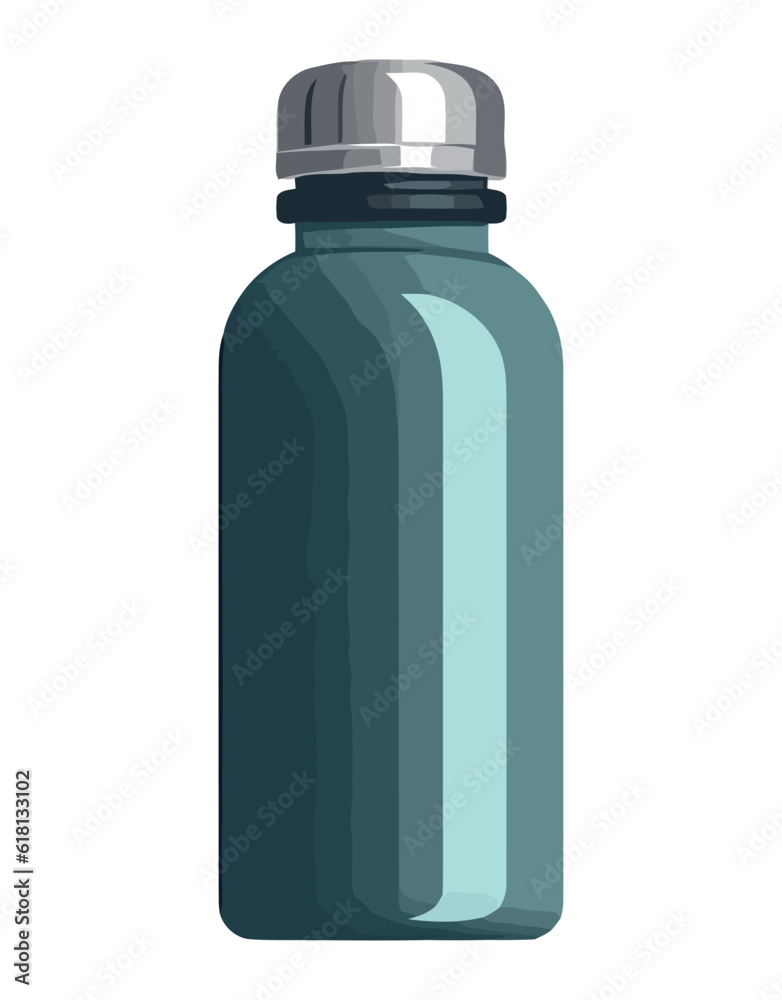 steel bottle icon, isolated vector design shape steel bottle icon, isolated vector design shape