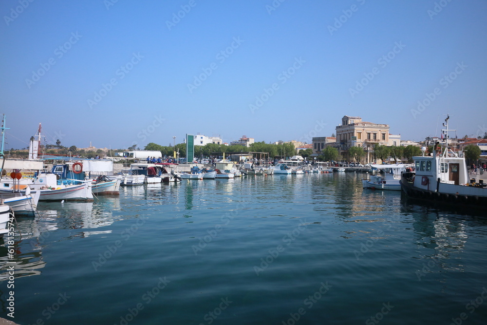 Yacht port in Greece