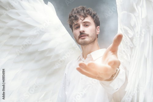 Konstfotografi help from guardian angel