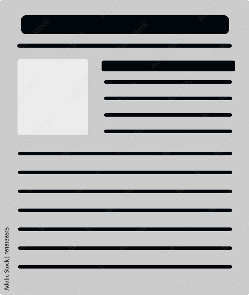 Newspaper illustration Newspaper illustration