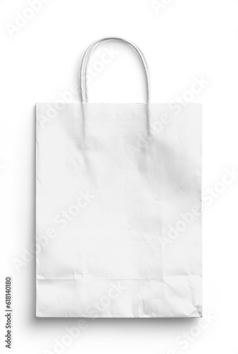 White Paper Bag PNG Image