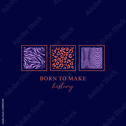 Born to make history slogan typography for t-shirt prints, posters and other uses.