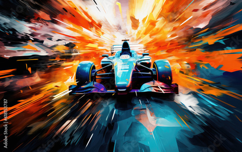 racing car AI Generative