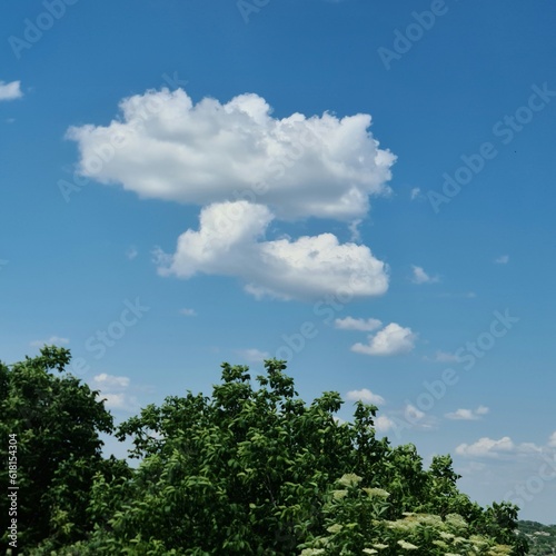 Fototapeta Naklejka Na Ścianę i Meble -  A blue sky with clouds