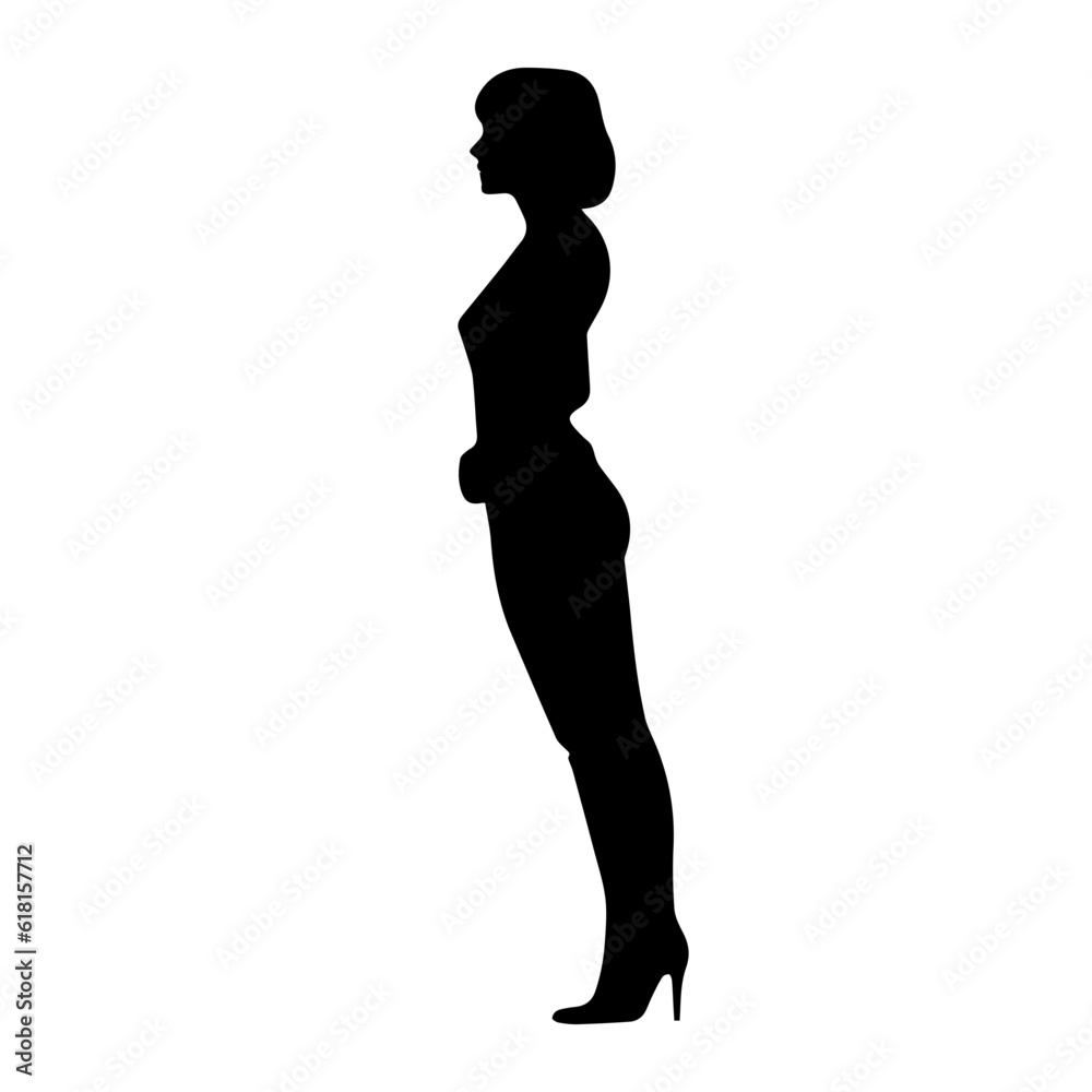 person standing silhouette illustration