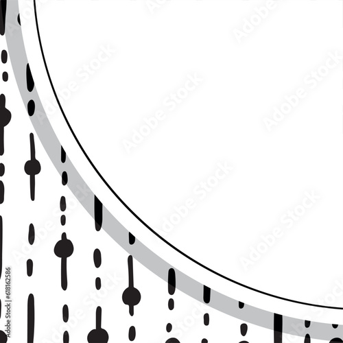 Abstract geometric pattern with small and large rhombuses. Design element for web banners, posters, cards, wallpapers, backdrops, panels Black and white color Vector illustration