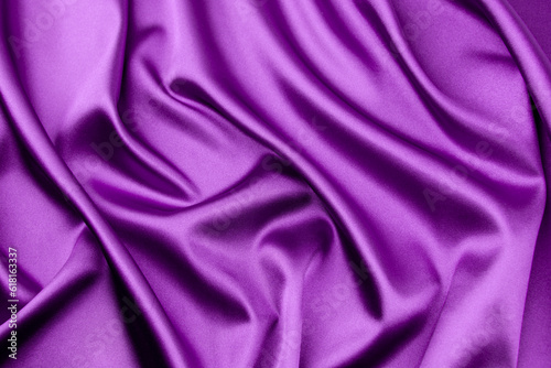 Pink satin fabric as background