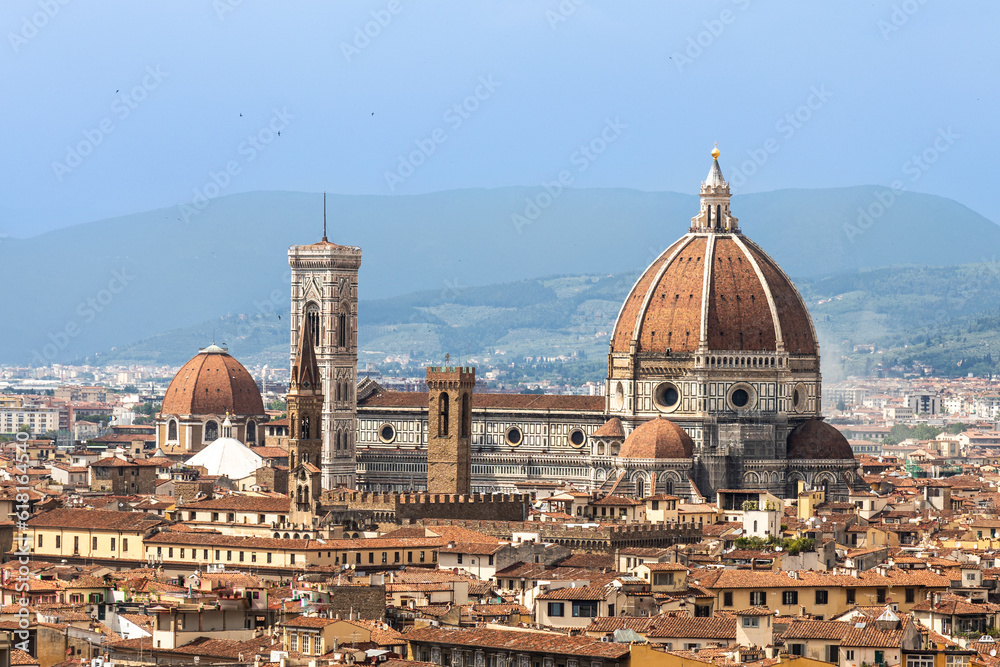 Santa Maria del Fiore or popularly known as Duomo of Florence is popular historic attraction in Florence, Italy
