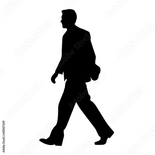 walking person silhouette illustration 