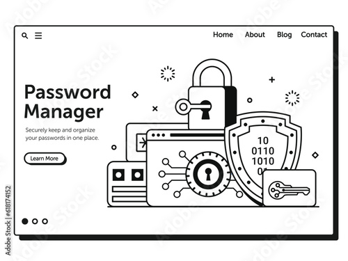 Password Manager Data Encryption Services Banner