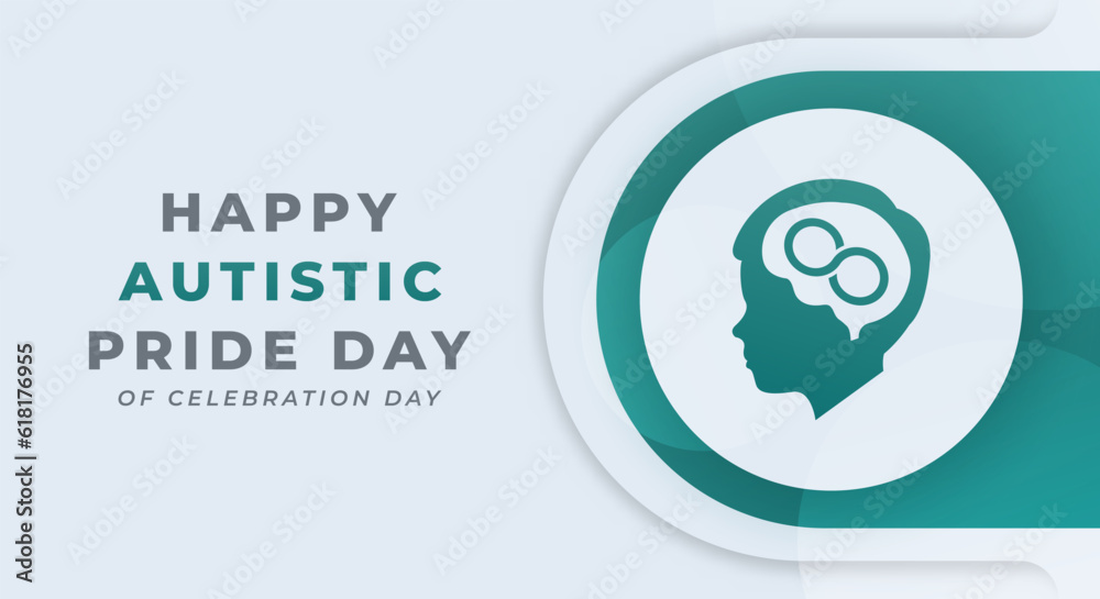 Autistic Pride Day Celebration Vector Design Illustration for Background, Poster, Banner, Advertising, Greeting Card Autistic Pride Day Celebration Vector Design Illustration for Background, Poster, Banner, Advertising, Greeting Card
