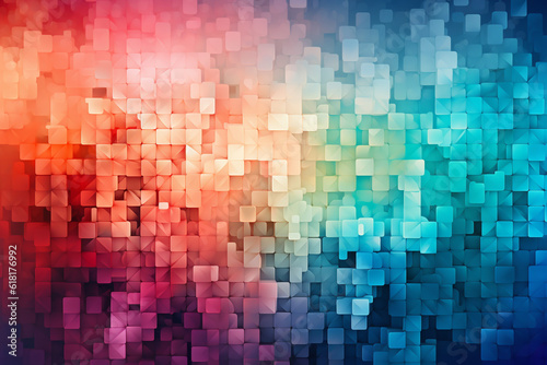 Digital Pixels  A pixelated tile pattern with a digital aesthetic  types of tiles background  textures Generative AI