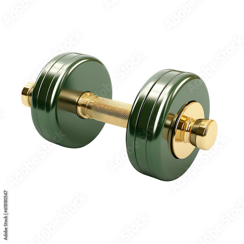 dumbbells heavy isolated on white