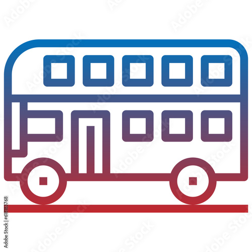 DOUBLE DECKER line icon,linear,outline,graphic,illustration