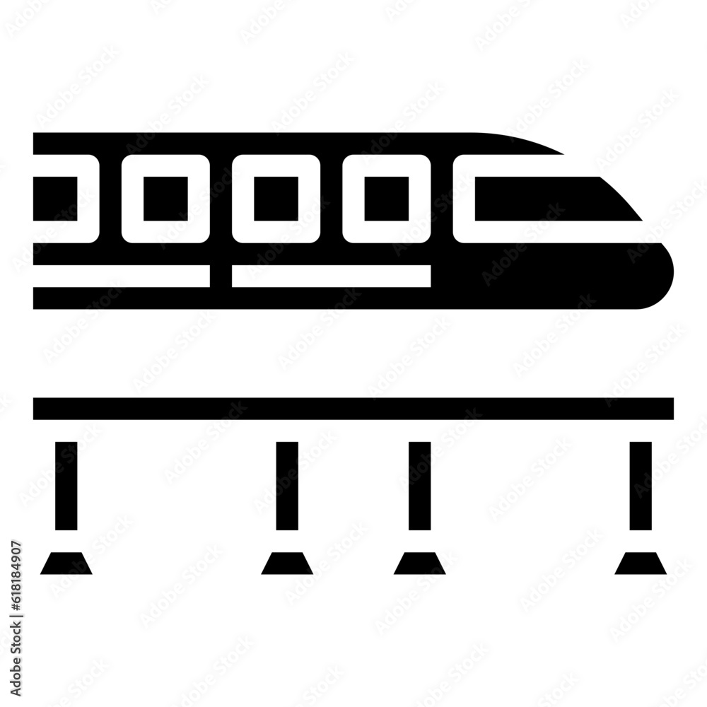 MONORAIL line icon,linear,outline,graphic,illustration MONORAIL line icon,linear,outline,graphic,illustration