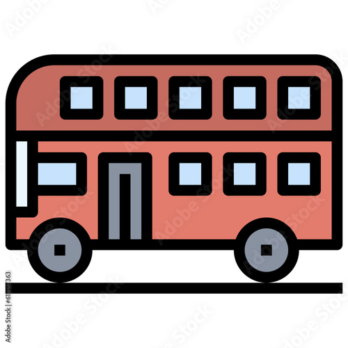 DOUBLE DECKER line icon,linear,outline,graphic,illustration