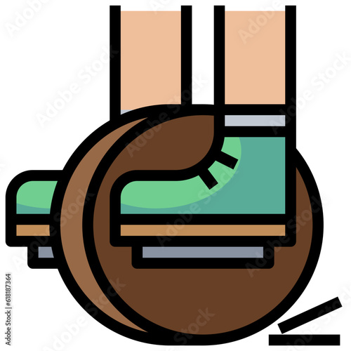 MONOWHEEL line icon,linear,outline,graphic,illustration