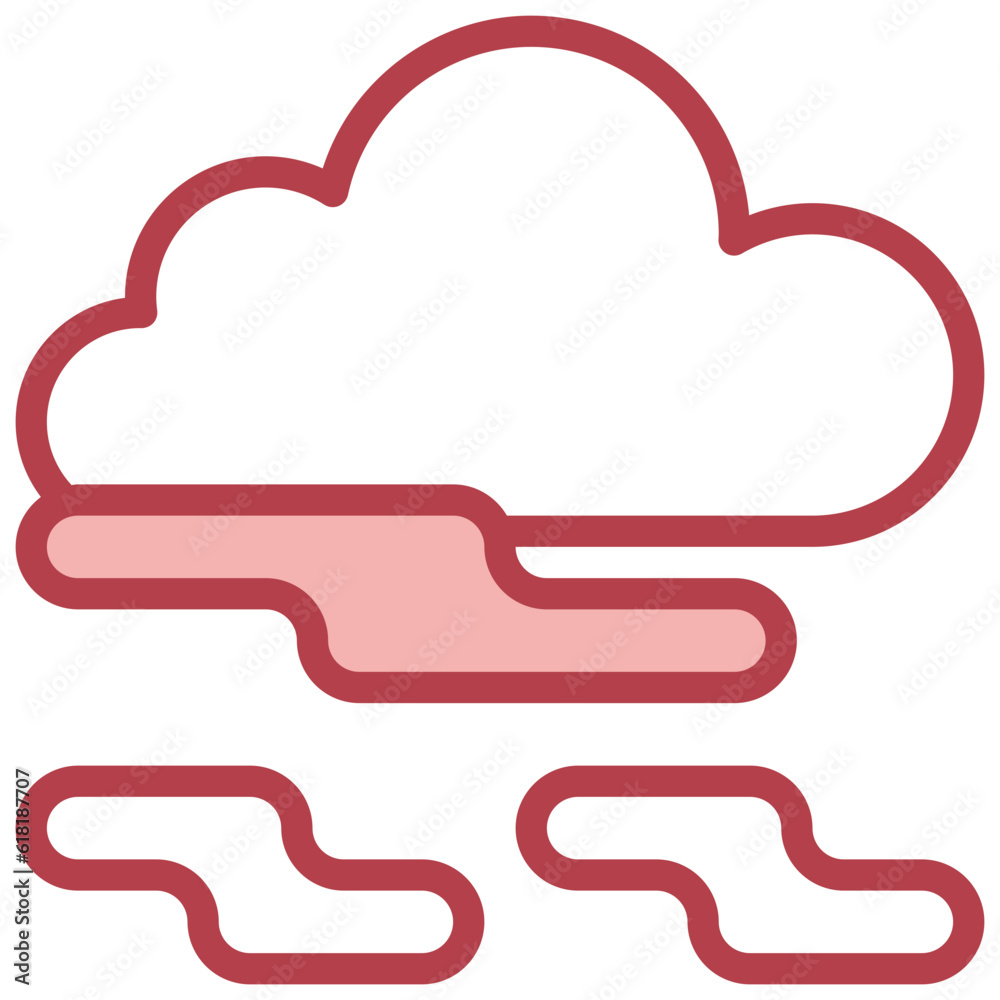 FOGGY line icon,linear,outline,graphic,illustration FOGGY line icon,linear,outline,graphic,illustration