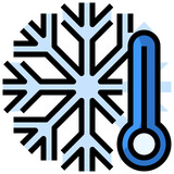 FREEZING line icon,linear,outline,graphic,illustration