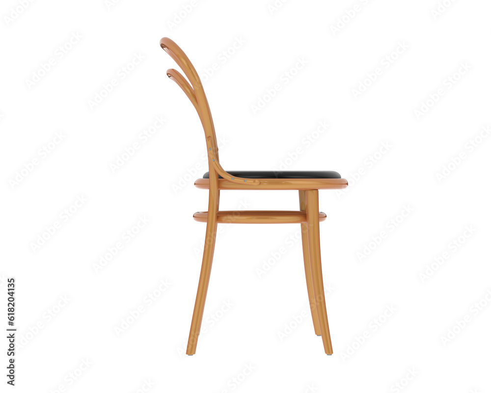 House chair isolated on transparent background. 3d rendering - illustration House chair isolated on transparent background. 3d rendering - illustration