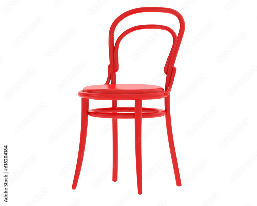House chair isolated on transparent background. 3d rendering - illustration House chair isolated on transparent background. 3d rendering - illustration