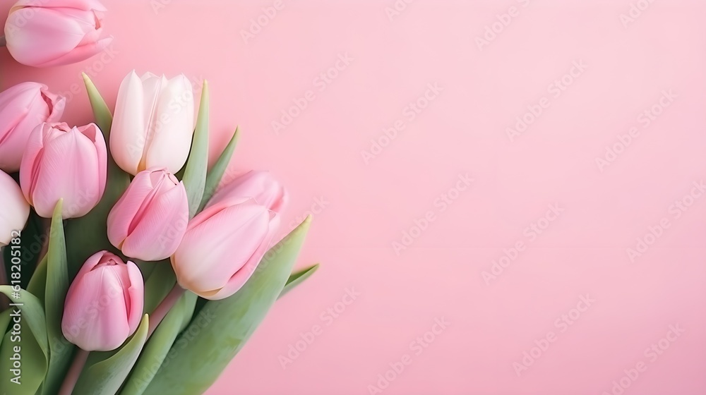 The Language of Flowers: Pink Tulips for Valentine's Day, Easter, Birthdays and Women's Days The Language of Flowers: Pink Tulips for Valentine's Day, Easter, Birthdays and Women's Days