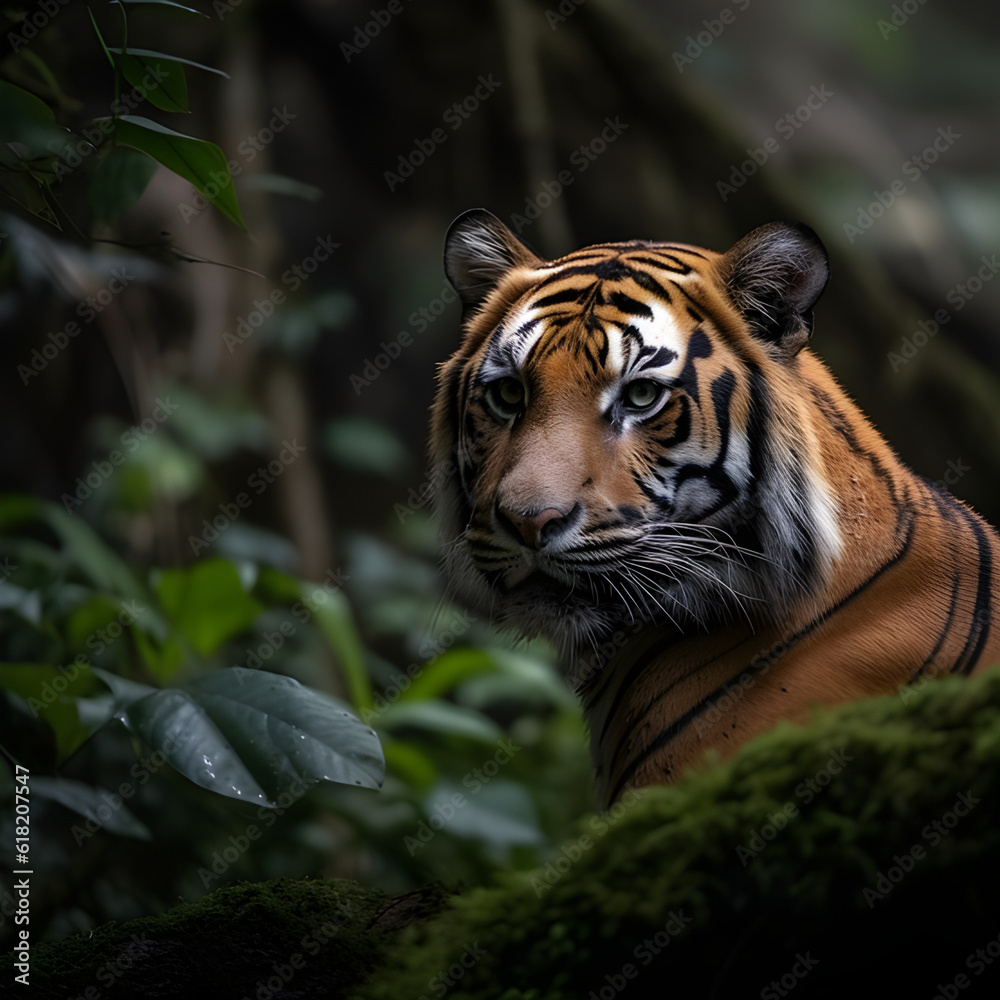 Fototapeta premium portrait of a tiger