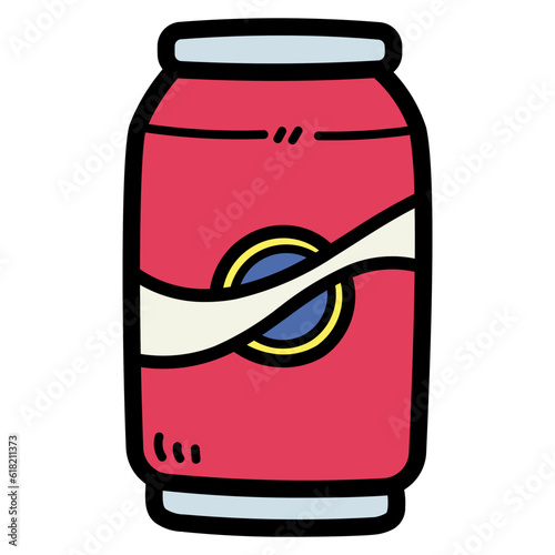 cola filled outline icon style