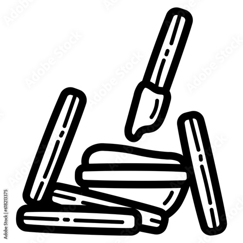 churros line icon style