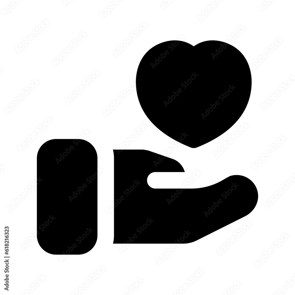 charity glyph icon charity glyph icon