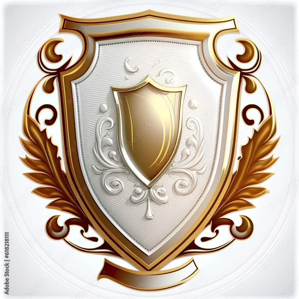 ai generated illustration winning trophy against white background ai generated illustration winning trophy against white background