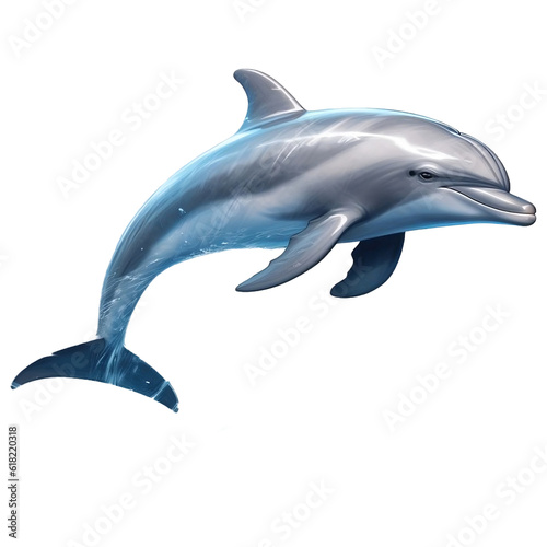 Dolphin on transparent png background