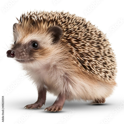 Hedgehog on transparent png background