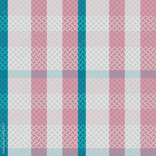 Tartan Plaid Vector Seamless Pattern. Classic Scottish Tartan Design. Traditional Scottish Woven Fabric. Lumberjack Shirt Flannel Textile. Pattern Tile Swatch Included.