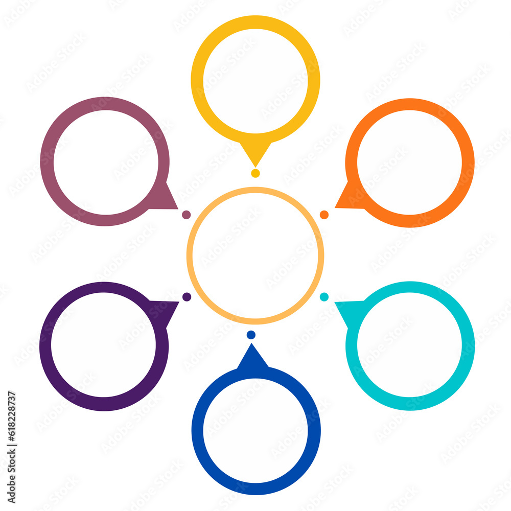 Infographic abstract background with circles icon text box Infographic abstract background with circles icon text box