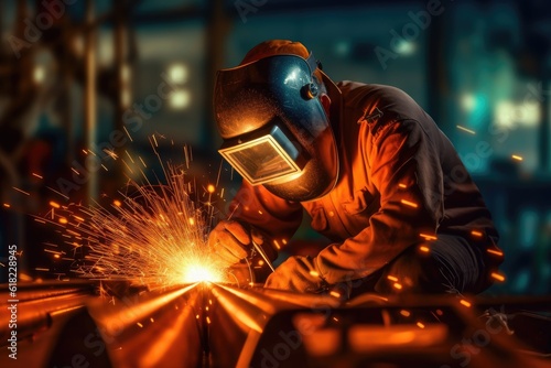  Welding is a fabrication process AI Generated © NikahGeh