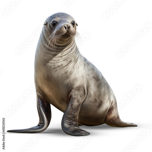 Seal on transparent png background